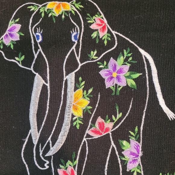 VINTAGE MARSHALL RUSSO Sweater, Large, Black - Picture 4 of 6